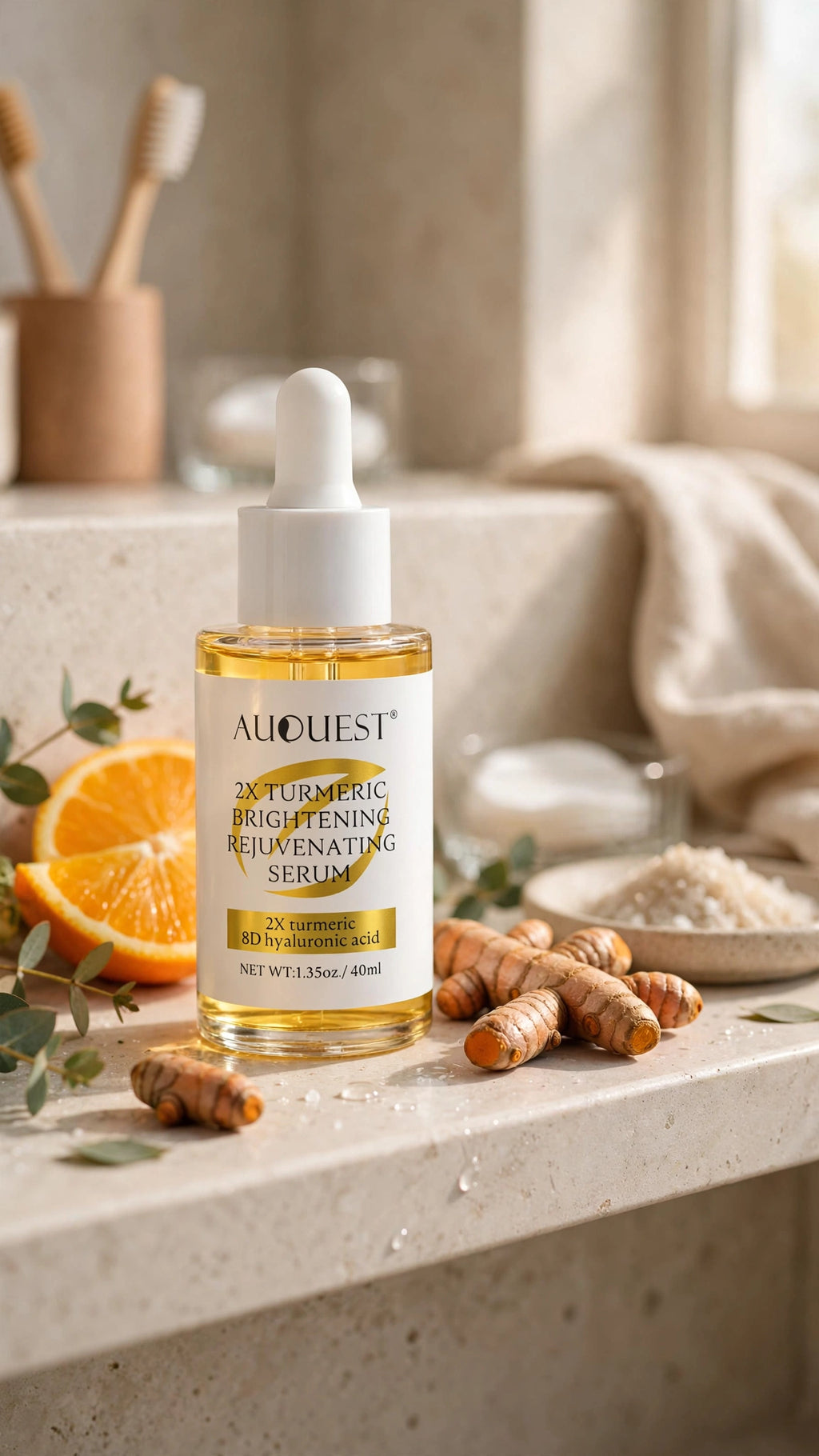 2X Turmeric Brightening Serum — Niacinamide + Vitamin C Dark Spot Corrector