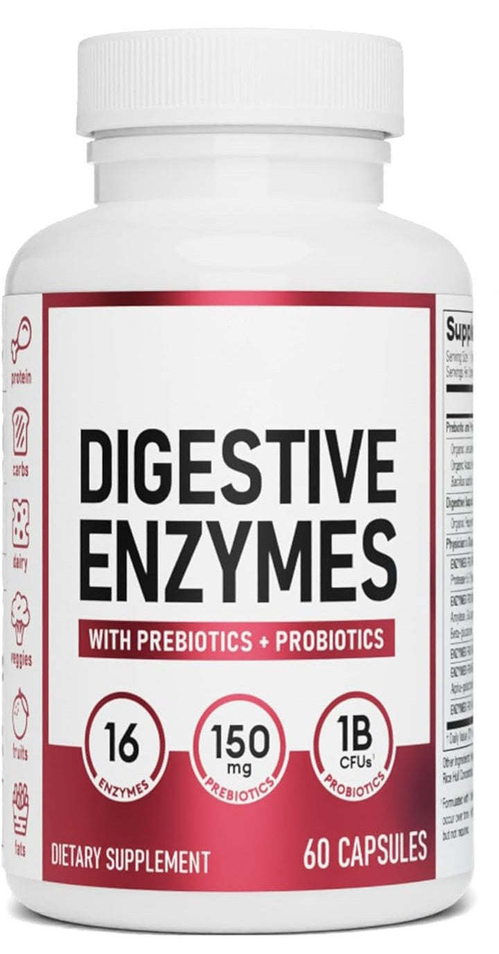 Digestive Enzymes with Prebiotics + Probiotics