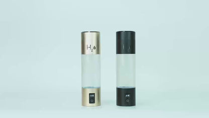 RiseLink Africa Daily Rise Hydrogen Water Bottle | 4000PPB Black Gold Edition | 6min 2000PPB 12min 4000PPB | LED Timer | One-Touch