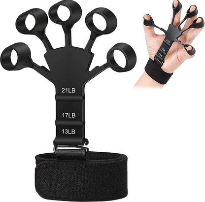 RiseLink RiseGrip Pro – 3-Level Finger Grip Strength Trainer (6KG / 8KG / 10KG) – Hand, Wrist & Forearm Exerciser