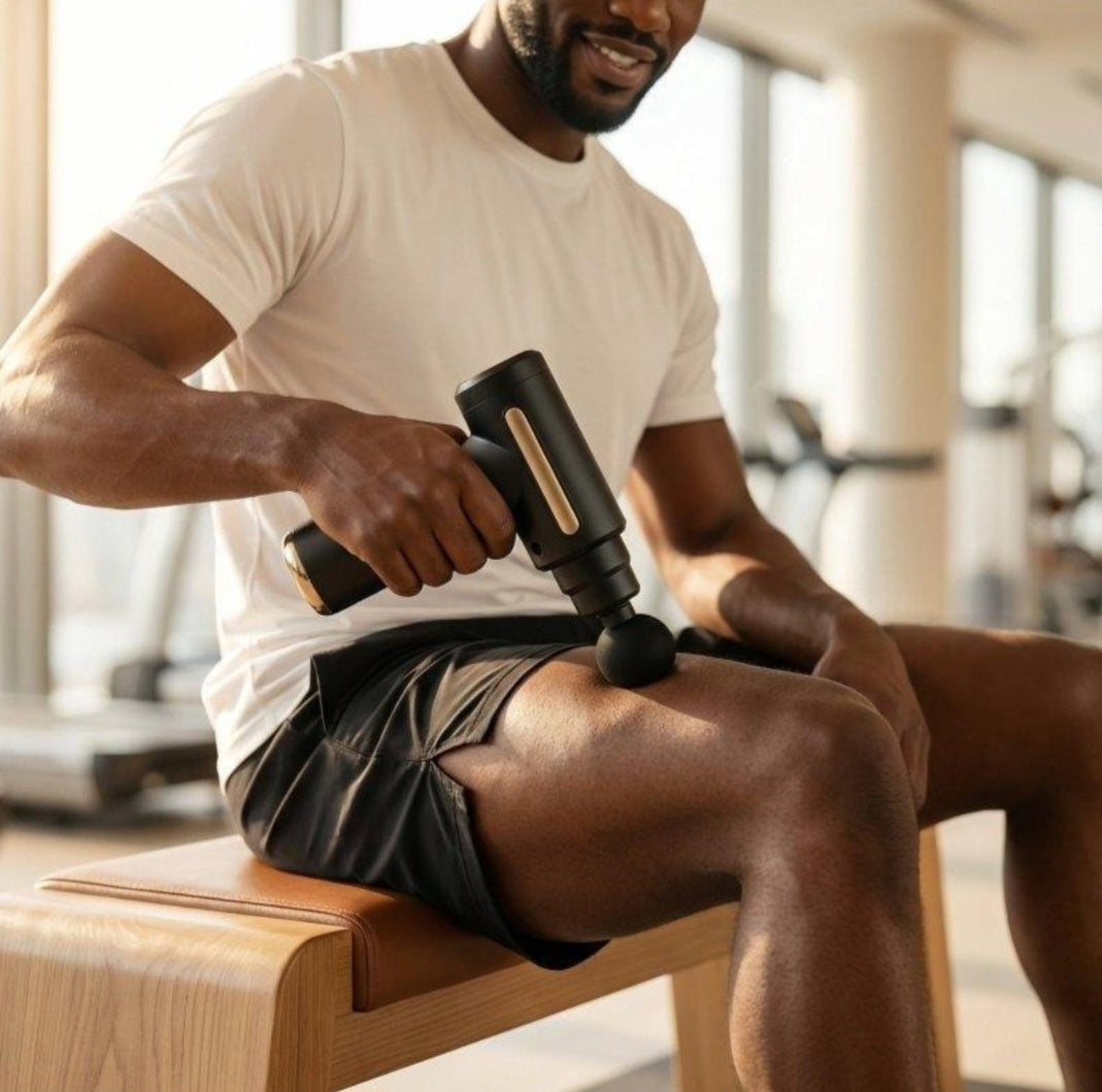 RiseLink Percussion Massage Gun – Deep Tissue Muscle Recovery
